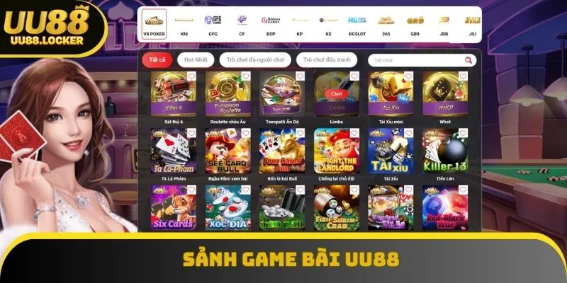 Sảnh game bài mang đến những ván chơi cân não cho người chơi